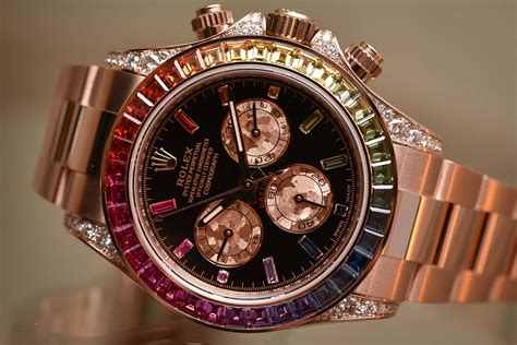 rolex daytona rosegold rainbow replica|knockoff daytona rolex for sale.